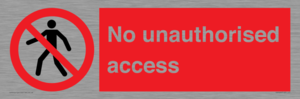 No unauthorised access